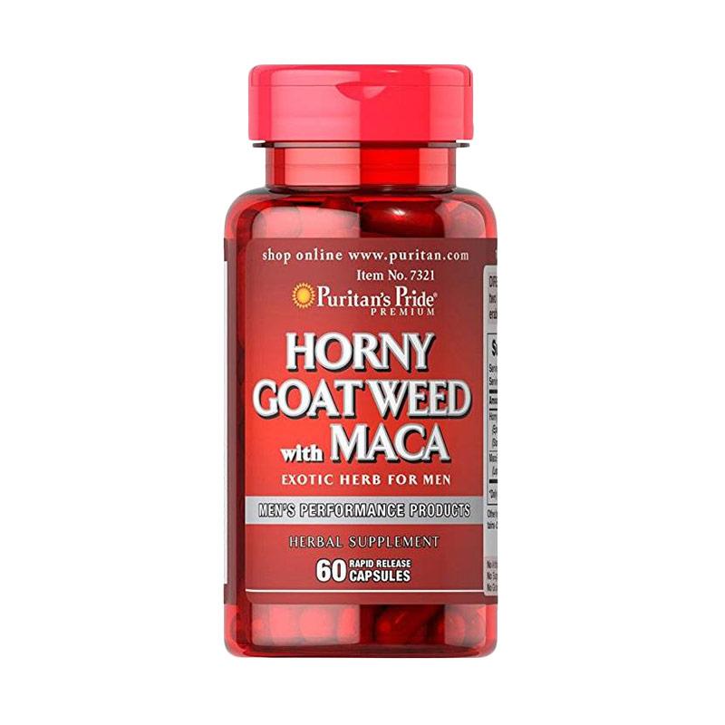 Puritan's Pride   - Horny Goat Weed with Maca 500 mg / 75 mg