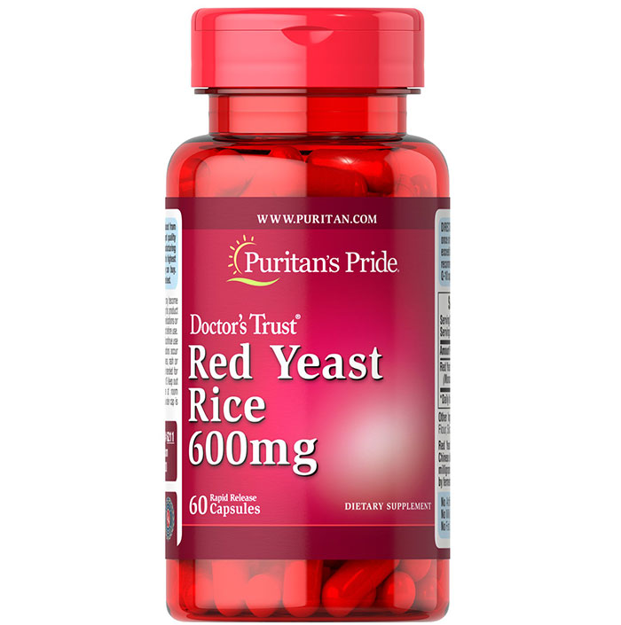 Puritan Pride   - Red Yeast Rice 600 Mg - 60 Capsules