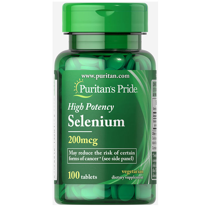 Puritan Pride   - Selenium 200 Mcg - 100 Tablets