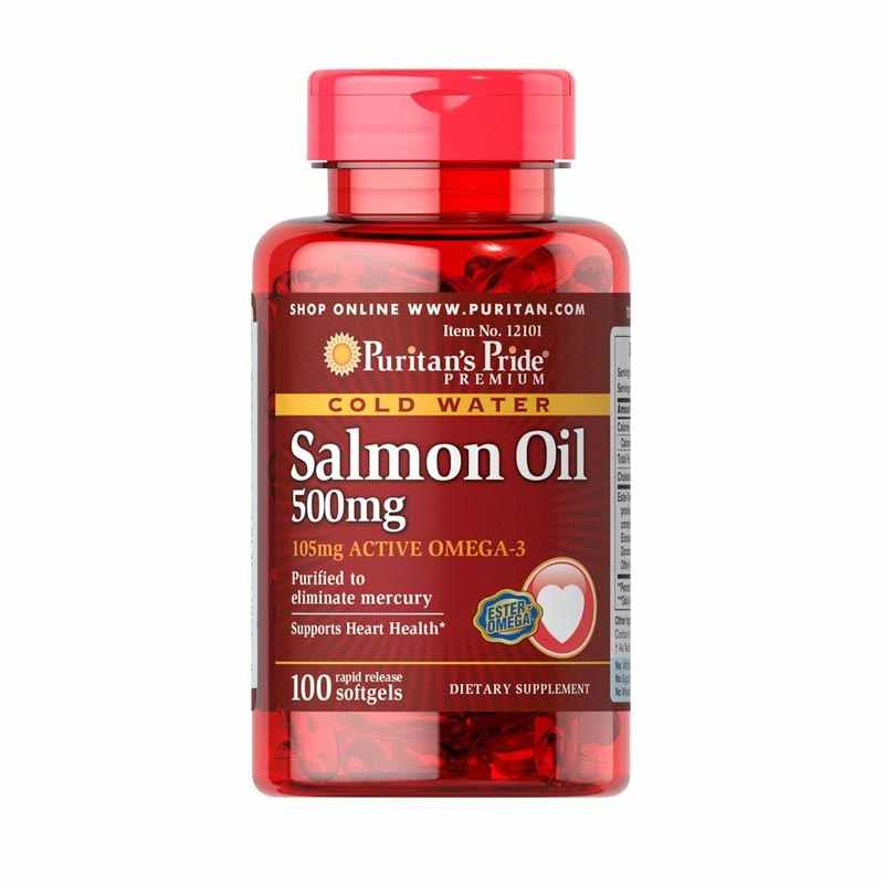 Puritan's Pride   - Cold Water Salmon Oil 500 mg