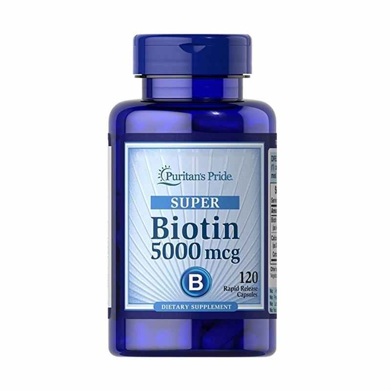 Puritan's Pride   - Super Biotin 5000 mcg 120 Capsules