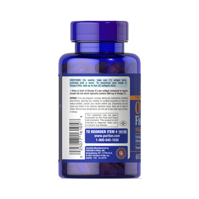 Omega 3 Fish Oil 1400Mg - 60  dan 120 Softgel