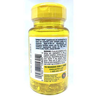 Vitamin D3 25 Mcg - 100 Softgels