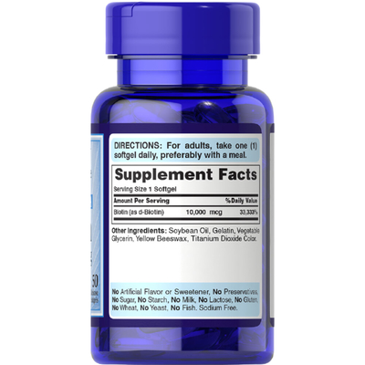 Biotin 10.000 Mcg 50 Softgel