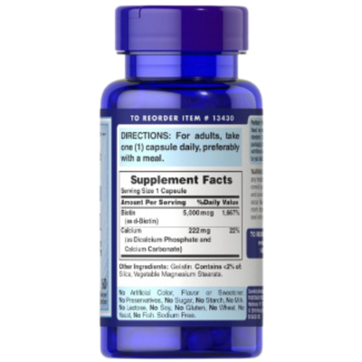 Super Biotin 5000 Mcg 60 Capsules