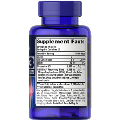 Double Glucosamine, Chondroitin & MSM 60 Caplets