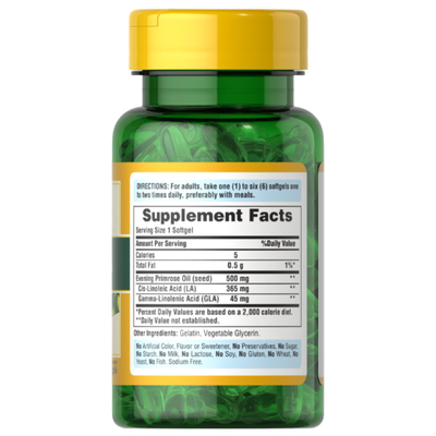 Evening Primrose Oil 500 Mg