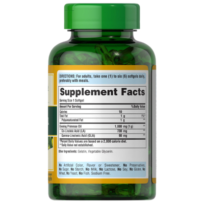 Evening Primrose Oil 1000Mg 120 Softgel