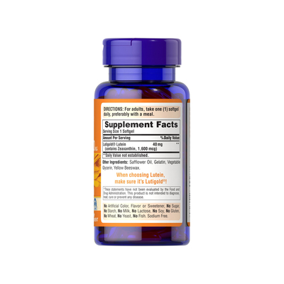 Lutein with Zeaxanthin 40 Mg - 60 dan 120 Softgels