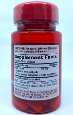 Maca 500 Mg - 60 Capsules