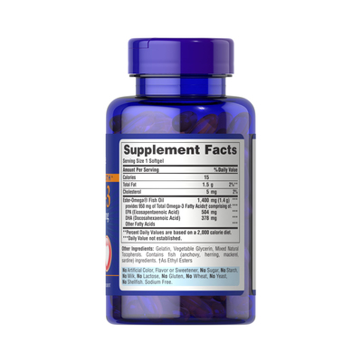 Omega 3 Fish Oil 1400Mg - 60  dan 120 Softgel