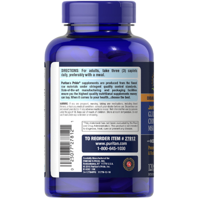 Double Glucosamine, Chondroitin & MSM 120 Caplets